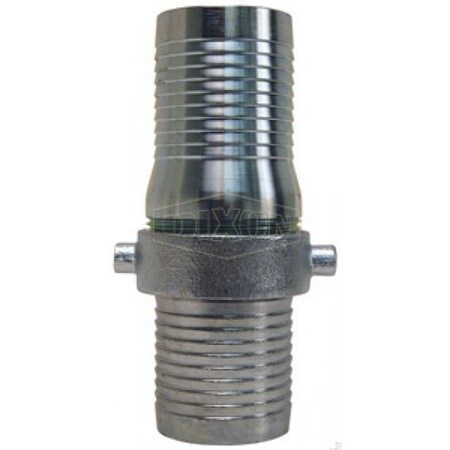 Dixon King Short Shank Suction Coupling with Plated Iron Nut, 2-1/2 in Nominal, NPSM End Style, Domestic CSM250